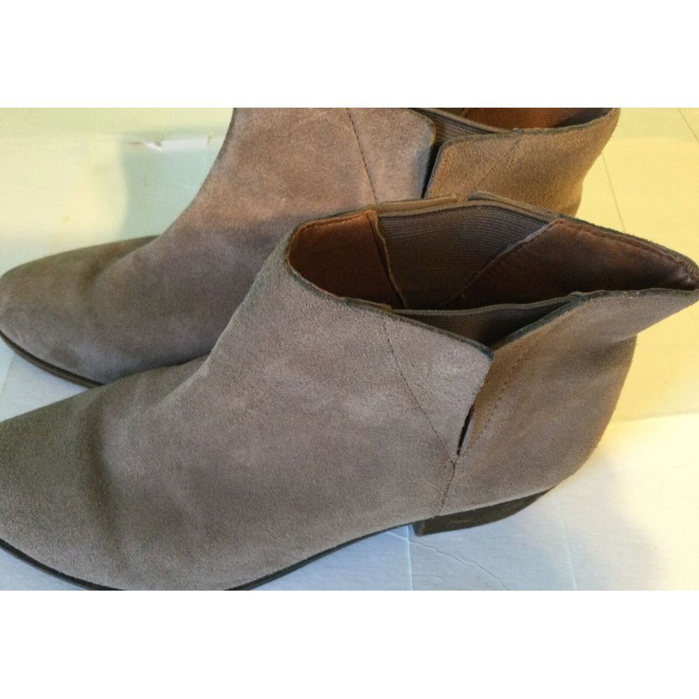 Lucky Brand "bennissa"‎ Ankle Boots Women 8.5 Suede Brown